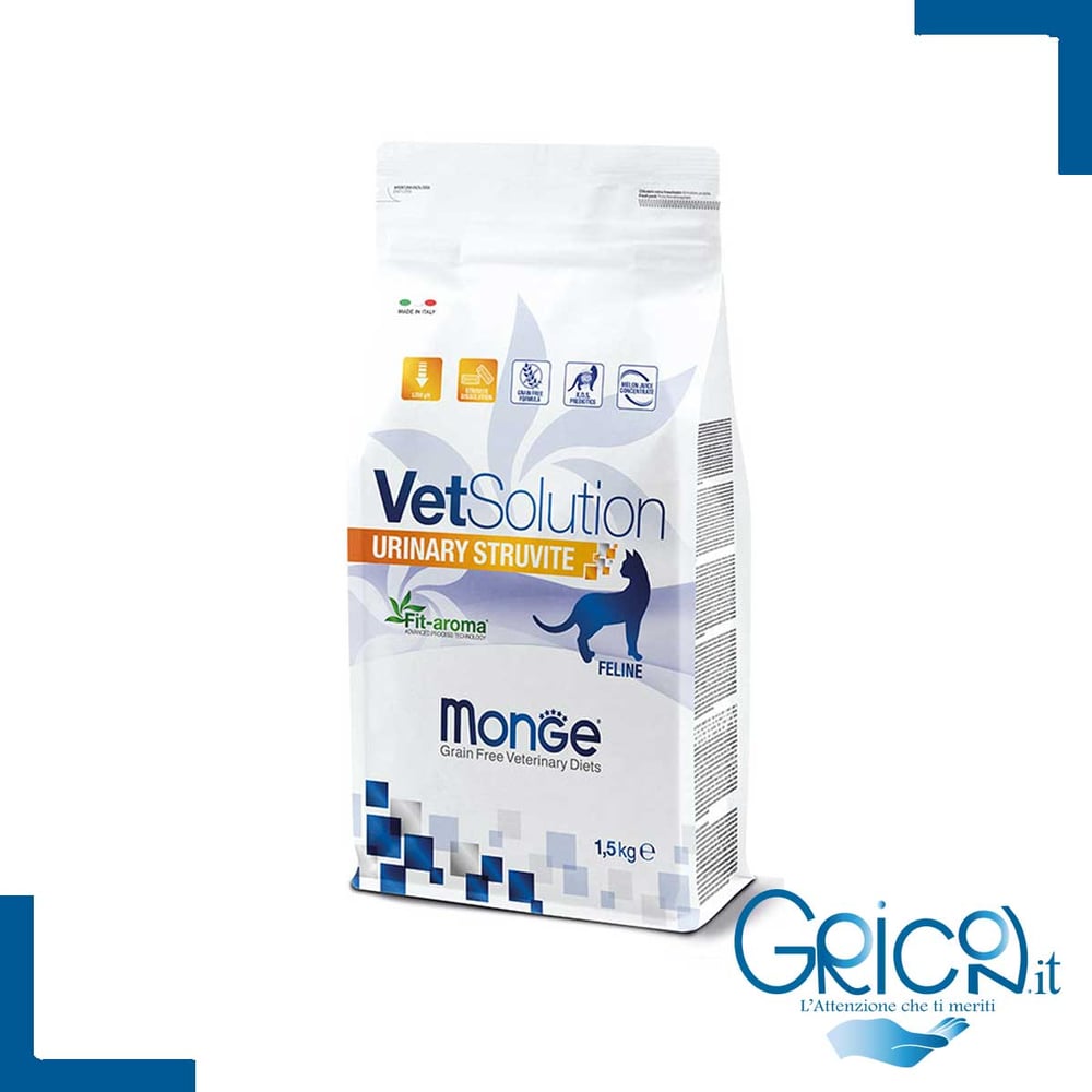 Monge Urinary Struvite VetSolution Gatto - 1.5 Kg