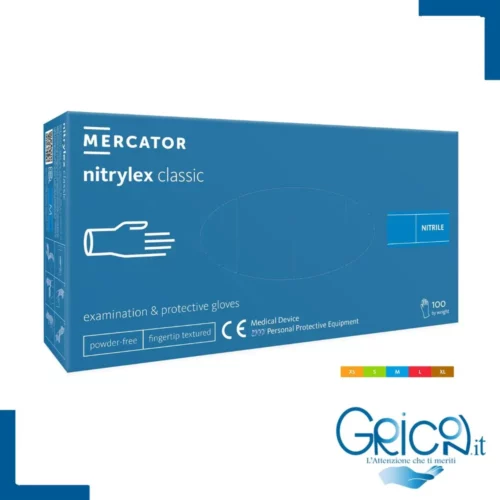 Guanti in Nitrile Nitrylex senza polvere