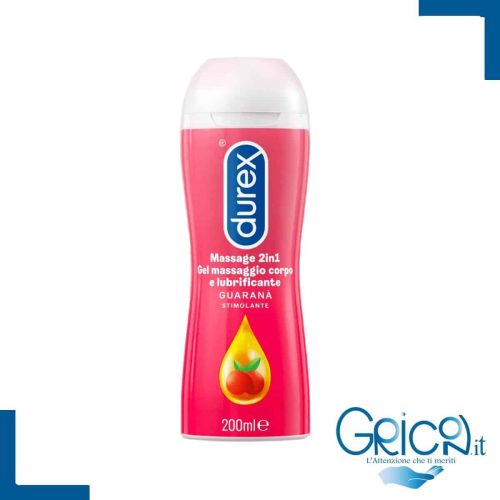 Durex Guaranà Gel Massaggio Corpo e Lubrificante Stimolante - 200ml