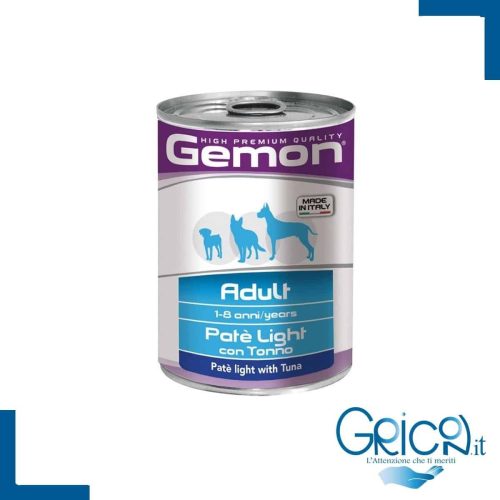 Gemon Cane Patè Light con Tonno 400 gr