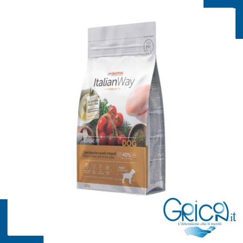 Italian Way Cane Medium&Maxi Adult Carni Bianche e piselli integrali