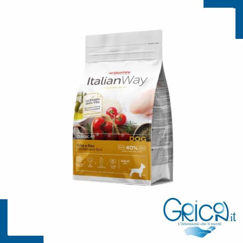 BREVE SCADENZA Italian Way Cane Mini Adult Pollo e Riso 800g