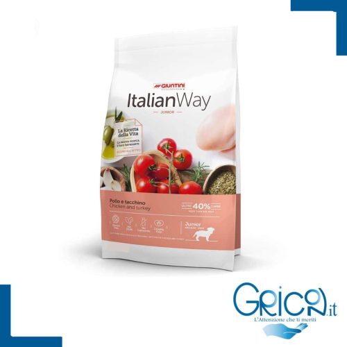 BREVE SCADENZA Italian Way Cane Puppy Mini Pollo e Tacchino 8kg