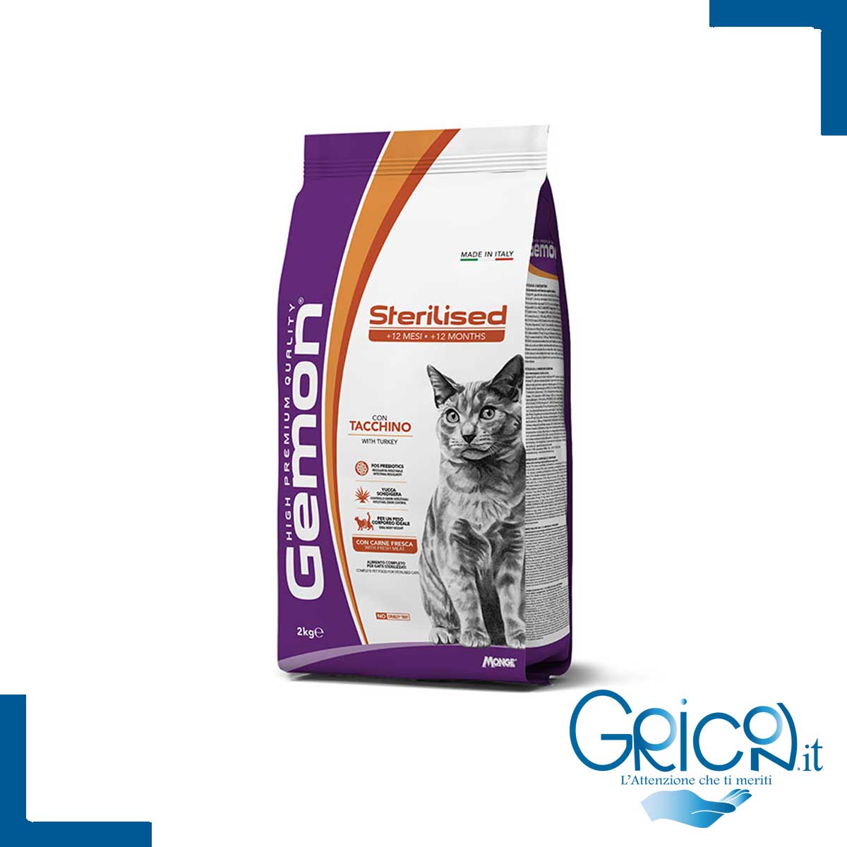 Gemon Gatto Sterilized Tacchino