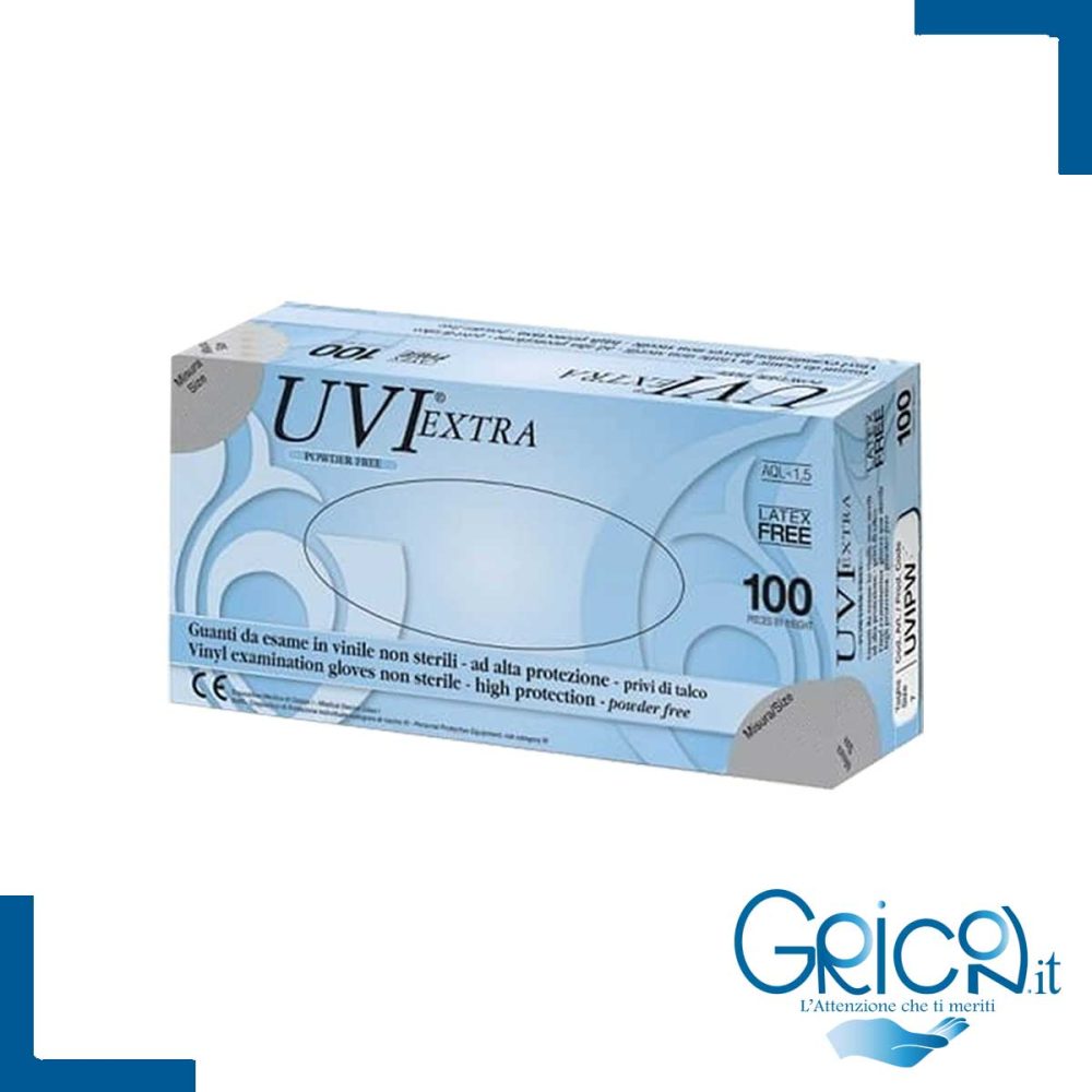 uvi extra guanti in vinile 