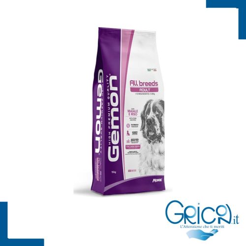 Gemon Cane Maiale e Riso All Breeds Adult