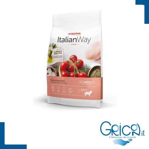 BREVE SCADENZA - Italian Way Cane Puppy&Junior Medium Maxi Natural Growth Pollo e Tacchino 3kg