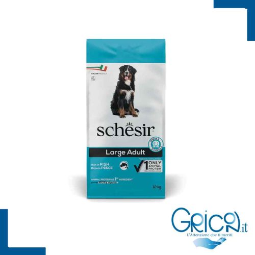 Schesir Cane Ricco in Pesce Large 12 Kg