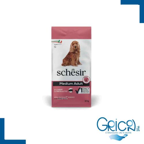 Schesir Cane Prosciutto Medium 12 Kg