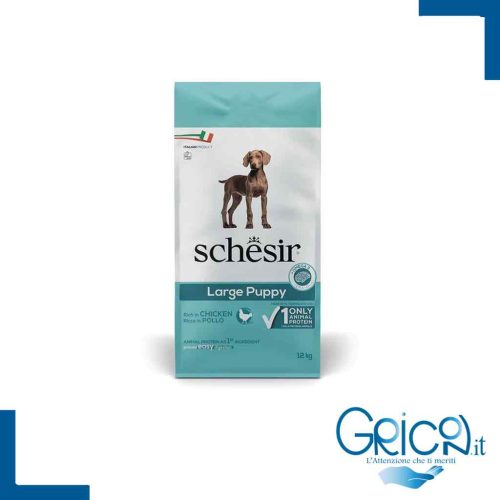 Schesir Cane Puppy Ricco in Pollo Large 12 Kg