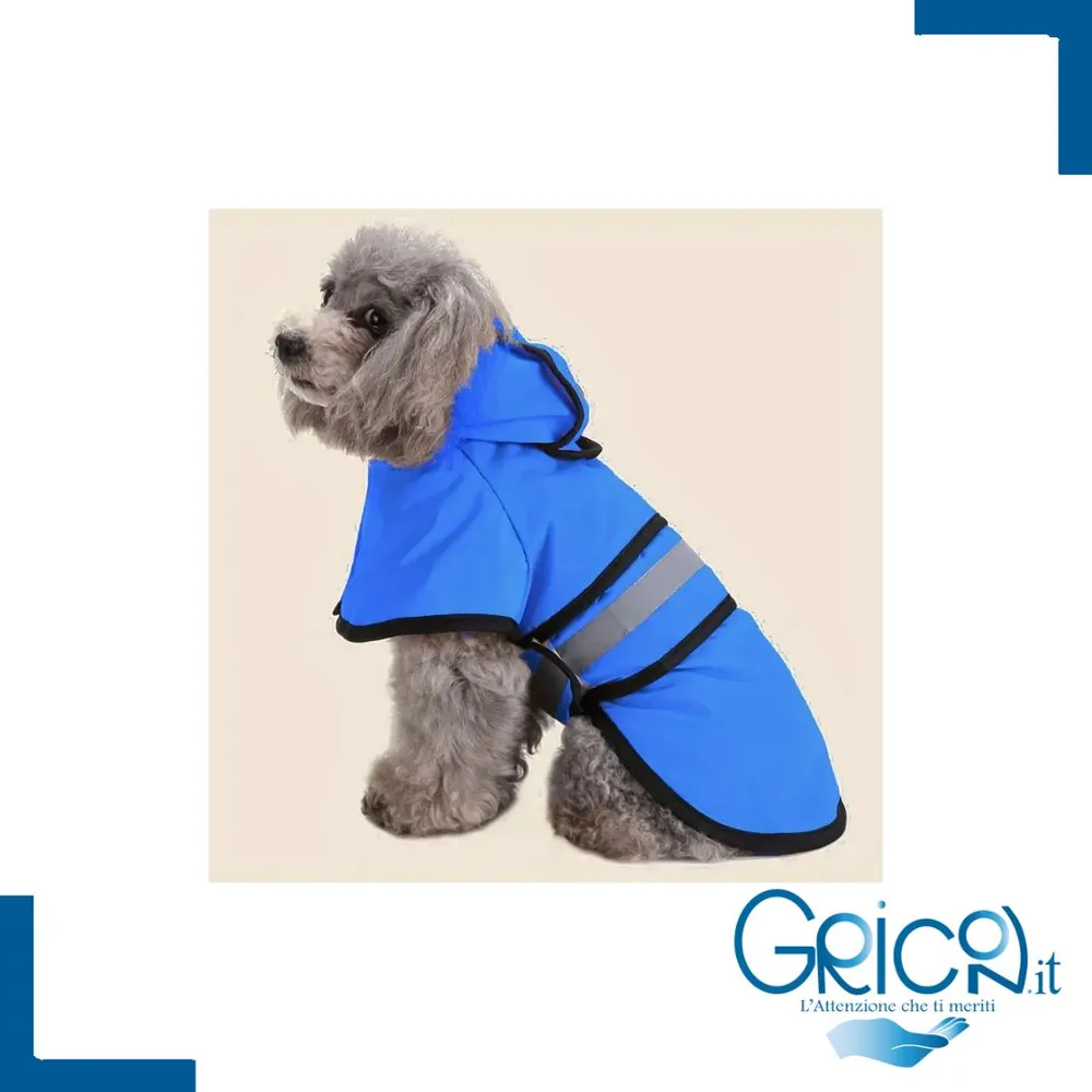 Giacca Anti pioggia per Cane